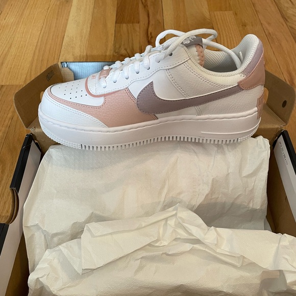 NWT/NWB Nike Air Force 1 Low Shadow Amethyst Ash - Picture 4 of 7